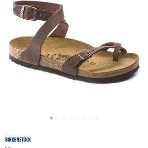 Birkenstock Yara Ankle Strap Sandals Sz 38